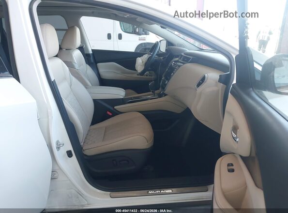 5N1AZ2DS0LN145737 2020 NISSAN MURANO White Vista interior delantera