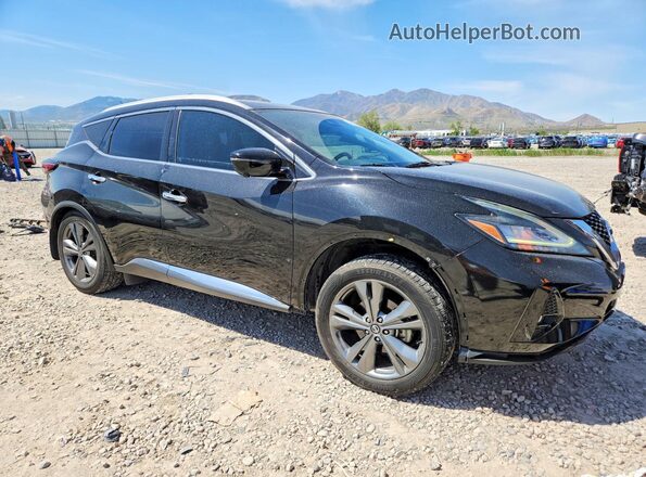 5N1AZ2DS2LN103876 2020 NISSAN MURANO Черный Передняя правая четверть