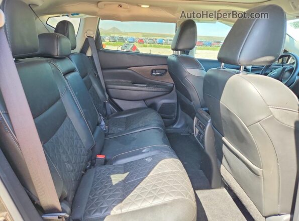 5N1AZ2DS2LN103876 2020 NISSAN MURANO Черный Вид задних сидений