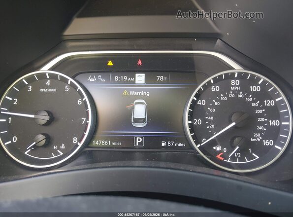5N1AZ2DS8LN174516 2020 NISSAN MURANO White Widok tylnych siedzeń