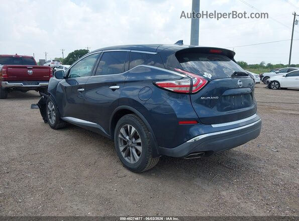 5N1AZ2MG0HN193399 2017 NISSAN MURANO Синий Задняя левая четверть