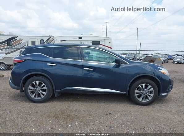5N1AZ2MG0HN193399 2017 NISSAN MURANO Синий Панорамный вид салона 360°
