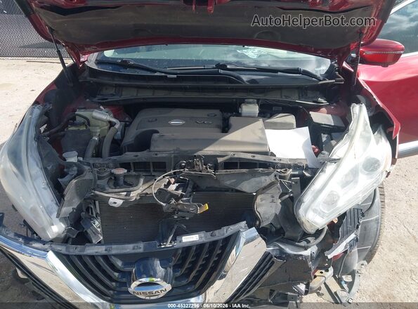 5N1AZ2MG0JN102718 2018 NISSAN MURANO Red უკანა ხედი