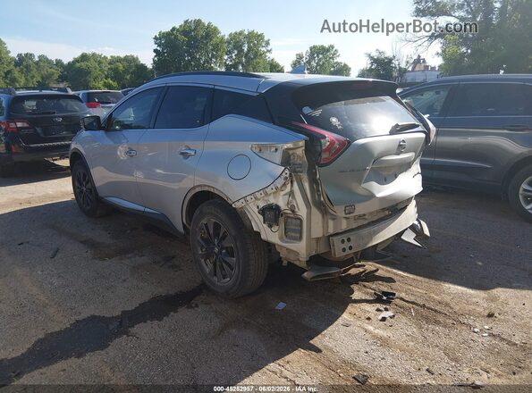 5N1AZ2MG1HN163196 2017 NISSAN MURANO Серебряный Задняя левая четверть