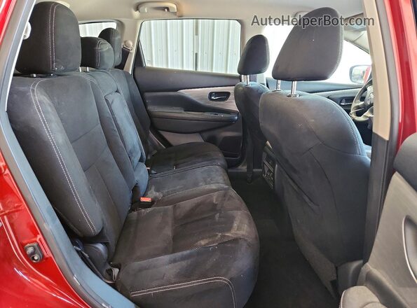 5N1AZ2MG2JN190848 2018 NISSAN MURANO Red უკანა სალონის ხედი