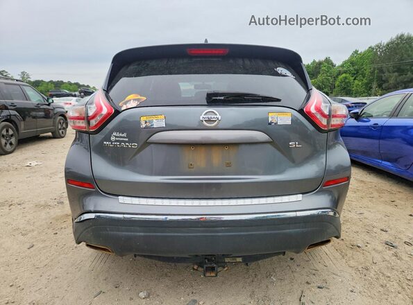 5N1AZ2MG3HN136694 2017 NISSAN MURANO Gray Հետևի տեսք