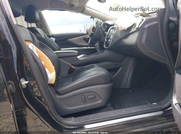 5N1AZ2MG3HN192571 2017 NISSAN MURANO Black Widok wnętrza z przodu