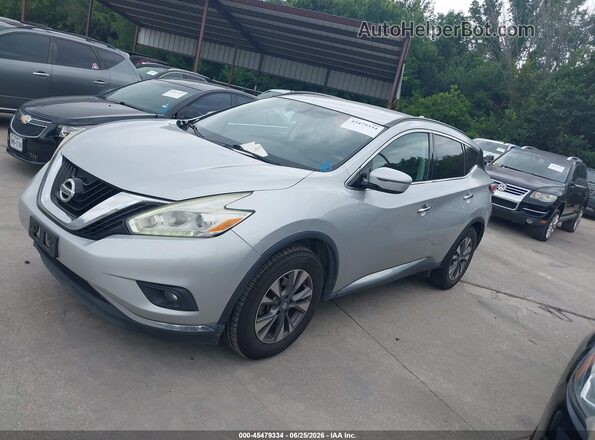 5N1AZ2MG7HN108753 2017 NISSAN MURANO Серебряный Панорамный вид салона 360°