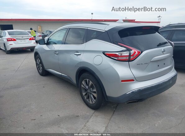 5N1AZ2MG7HN108753 2017 NISSAN MURANO Серебряный Задняя левая четверть