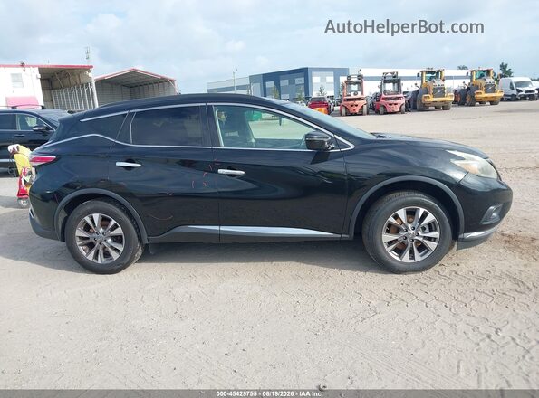 5N1AZ2MG9JN110414 2018 NISSAN MURANO Черный Вид задней части салона