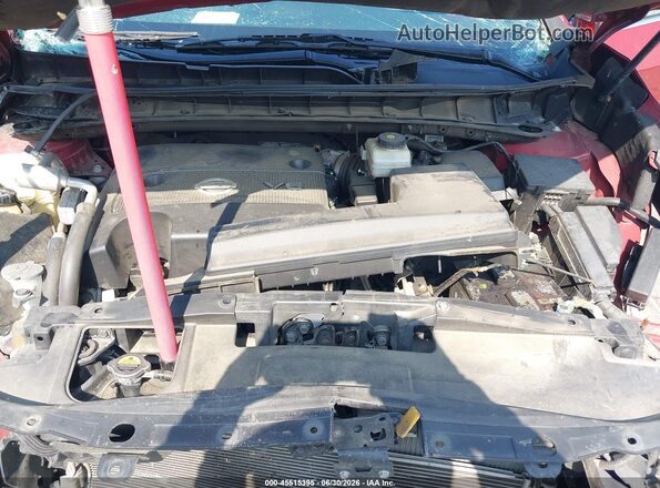 5N1AZ2MH0HN107419 2017 NISSAN MURANO Red Widok z tyłu