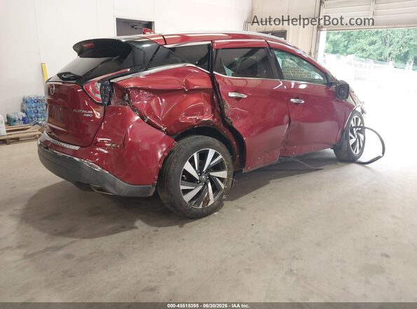 5N1AZ2MH0HN107419 2017 NISSAN MURANO Red Tył prawy