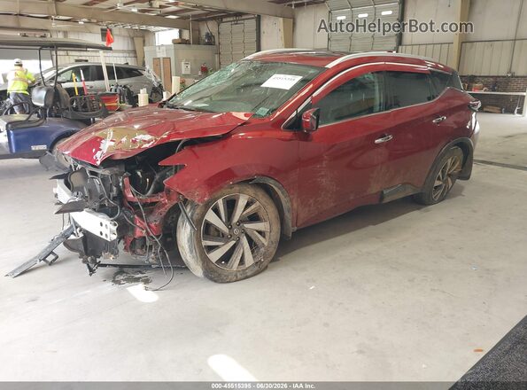 5N1AZ2MH0HN107419 2017 NISSAN MURANO Red Przód lewy