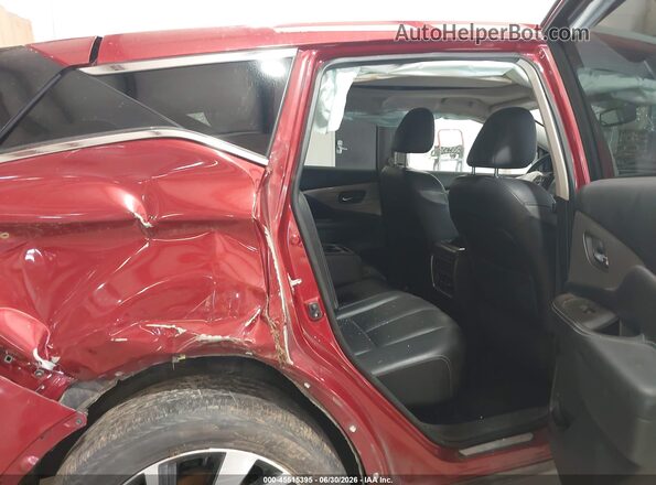 5N1AZ2MH0HN107419 2017 NISSAN MURANO Red Widok naklejki z numerem VIN