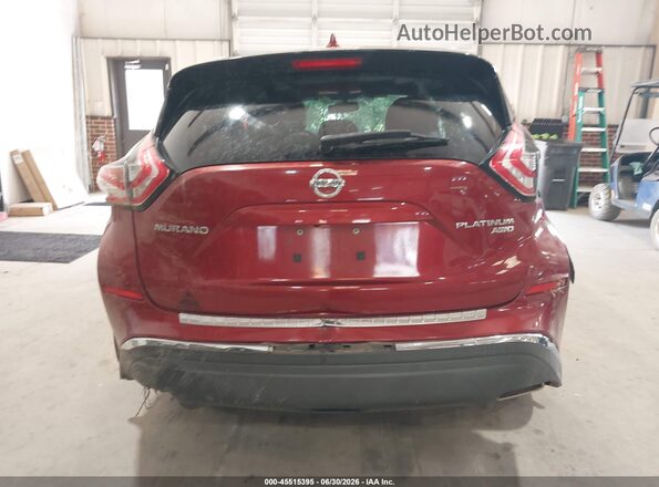 5N1AZ2MH0HN107419 2017 NISSAN MURANO Red 