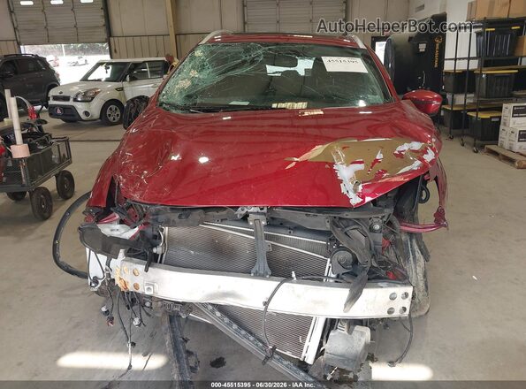 5N1AZ2MH0HN107419 2017 NISSAN MURANO Red Widok zestawu wskaźników