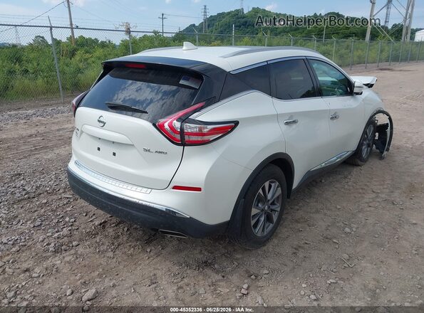 5N1AZ2MH0HN163053 2017 NISSAN MURANO White Tył prawy