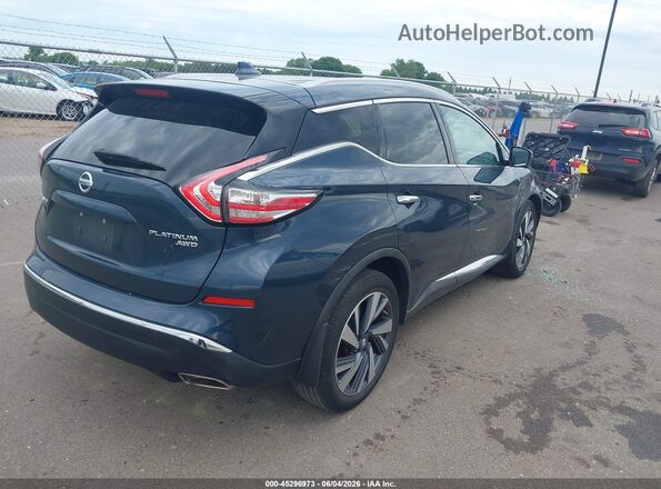 5N1AZ2MH0HN168530 2017 NISSAN MURANO Blue Rear right