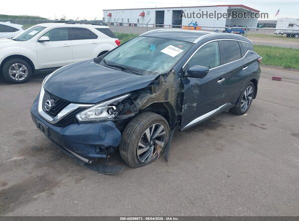 5N1AZ2MH0HN168530 2017 NISSAN MURANO Blue Front left