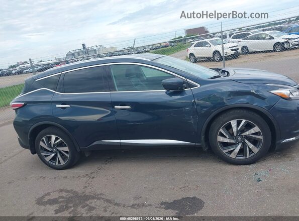 5N1AZ2MH0HN168530 2017 NISSAN MURANO Blue Rear interior view