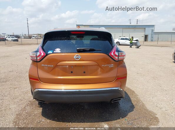 5N1AZ2MH1GN117410 2016 NISSAN MURANO Orange 