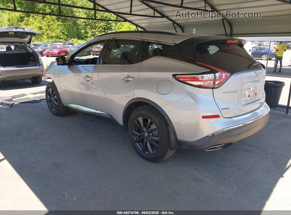 5N1AZ2MH2HN183238 2017 NISSAN MURANO Silver Rear left