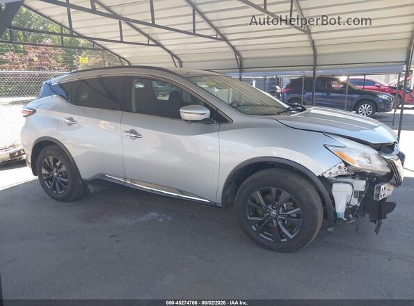 5N1AZ2MH2HN183238 2017 NISSAN MURANO Silver Rear interior view