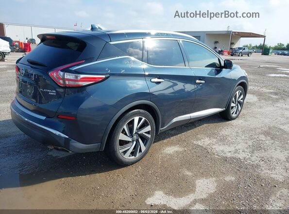5N1AZ2MH2JN108660 2018 NISSAN MURANO Blue Tył prawy