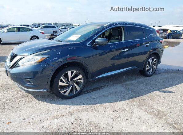 5N1AZ2MH2JN108660 2018 NISSAN MURANO Blue Przód lewy