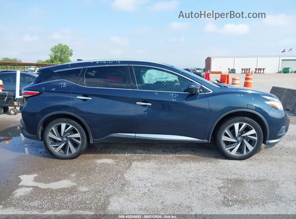 5N1AZ2MH2JN108660 2018 NISSAN MURANO Blue Widok wnętrza z tyłu
