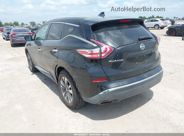 5N1AZ2MH2JN121375 2018 NISSAN MURANO Черный Задняя левая четверть