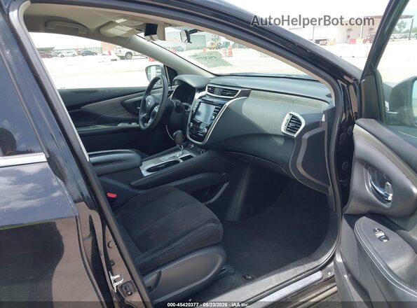 5N1AZ2MH2JN121375 2018 NISSAN MURANO Черный Вид салона спереди