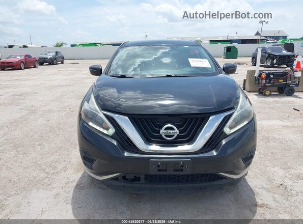 5N1AZ2MH2JN121375 2018 NISSAN MURANO Черный Вид щитка приборов