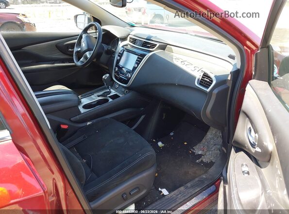 5N1AZ2MH2JN127516 2018 NISSAN MURANO Красный Вид салона спереди