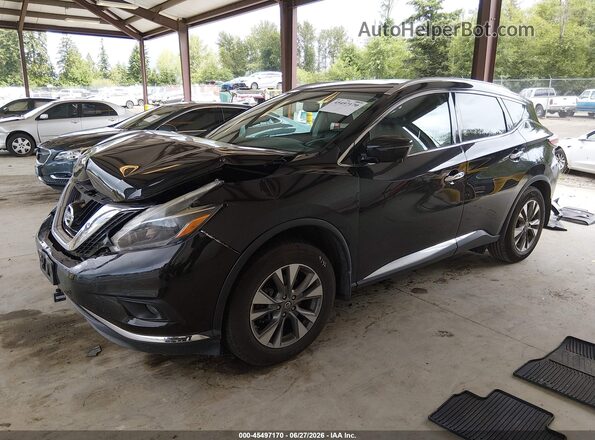 5N1AZ2MH2JN140282 2018 NISSAN MURANO Black Front left