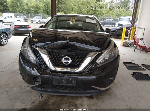 5N1AZ2MH2JN140282 2018 NISSAN MURANO Black Rear interior view