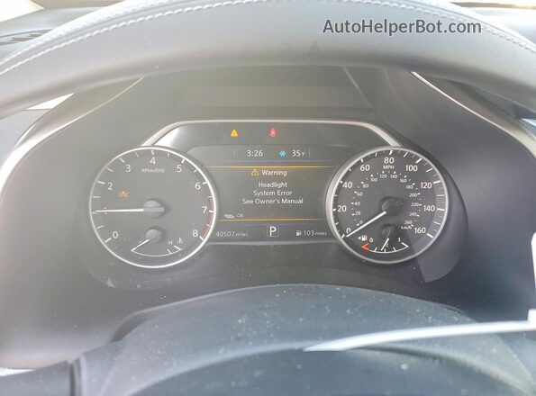 5N1AZ2MH3HN202587 2017 NISSAN MURANO Черный Вид щитка приборов