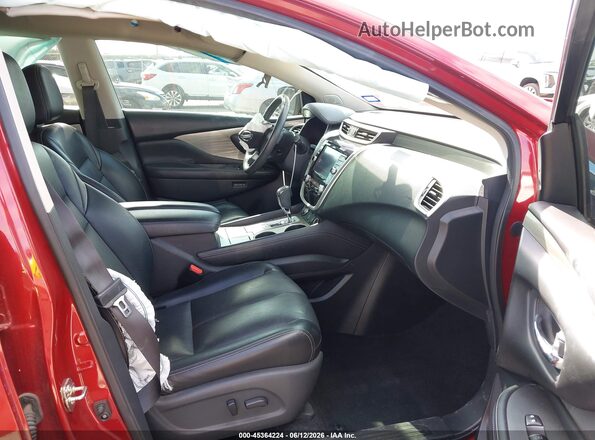 5N1AZ2MH4HN162245 2017 NISSAN MURANO Red წინა სალონის ხედი