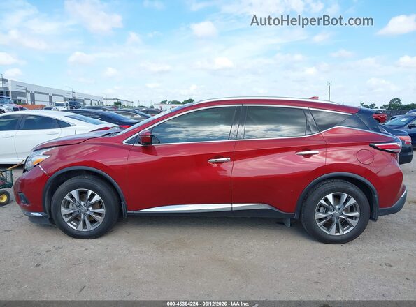 5N1AZ2MH4HN162245 2017 NISSAN MURANO Red სალონის 360-გრადუსიანი ხედი