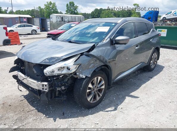 5N1AZ2MH4HN169986 2017 NISSAN MURANO Серый Передняя левая четверть