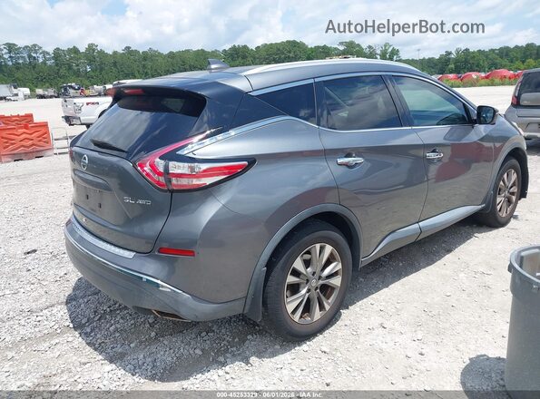 5N1AZ2MH4HN169986 2017 NISSAN MURANO Серый Задняя правая четверть