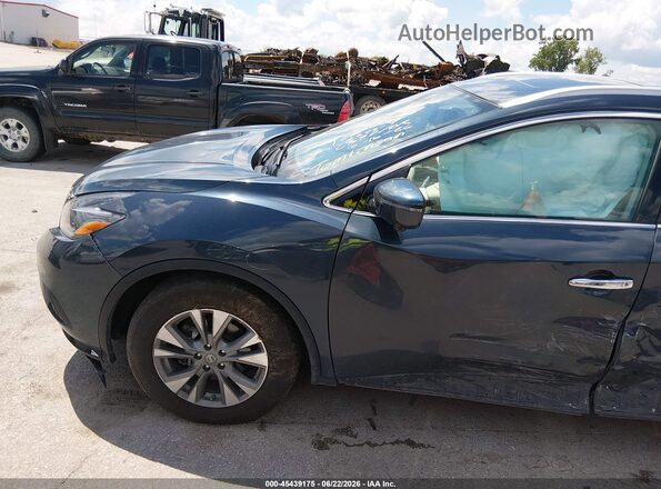 5N1AZ2MH4JN137299 2018 NISSAN MURANO Blue Դիմացի տեսք