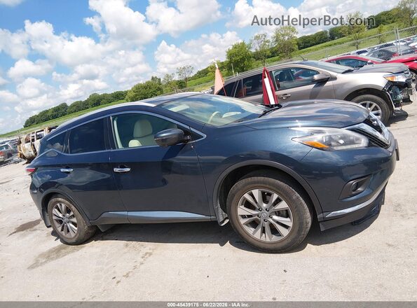 5N1AZ2MH4JN137299 2018 NISSAN MURANO Blue Սալոնի հետևի տեսք
