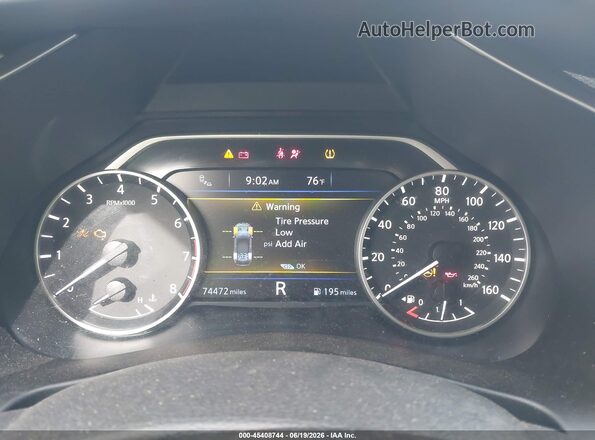 5N1AZ2MH4JN200451 2018 NISSAN MURANO Black Widok tylnych siedzeń
