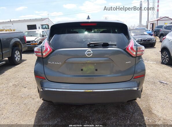5N1AZ2MH5GN167629 2016 NISSAN MURANO Gray 