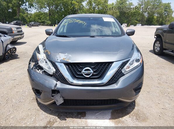 5N1AZ2MH5GN167629 2016 NISSAN MURANO Gray ხელსაწყოთა პანელის ხედი