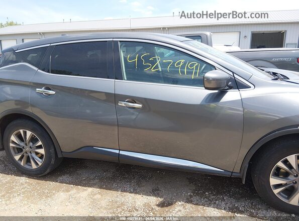 5N1AZ2MH5GN167629 2016 NISSAN MURANO Gray უკანა სალონის ხედი