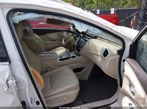 5N1AZ2MH5JN119295 2018 NISSAN MURANO White Widok wnętrza z przodu