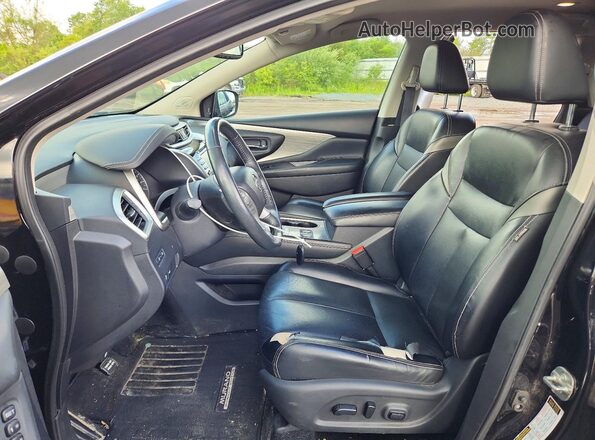 5N1AZ2MH5JN120835 2018 NISSAN MURANO Black Front interior view