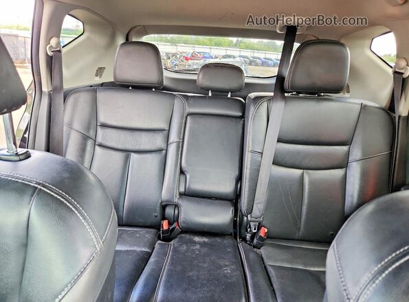 5N1AZ2MH5JN120835 2018 NISSAN MURANO Black Rear seats view